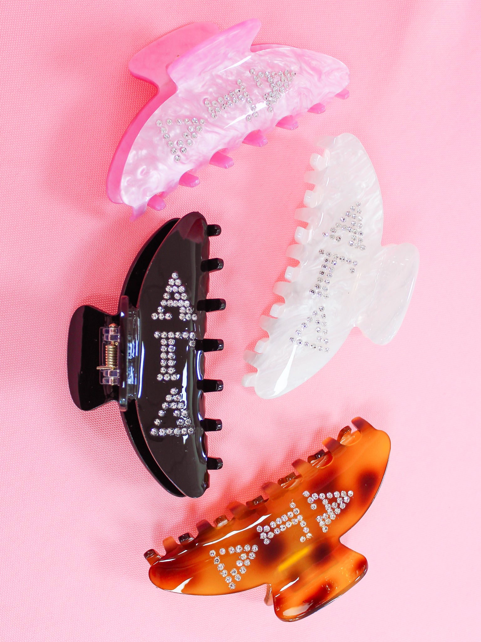 Alpha Gamma Delta It Girl Rhinestone Hair Claw Clip