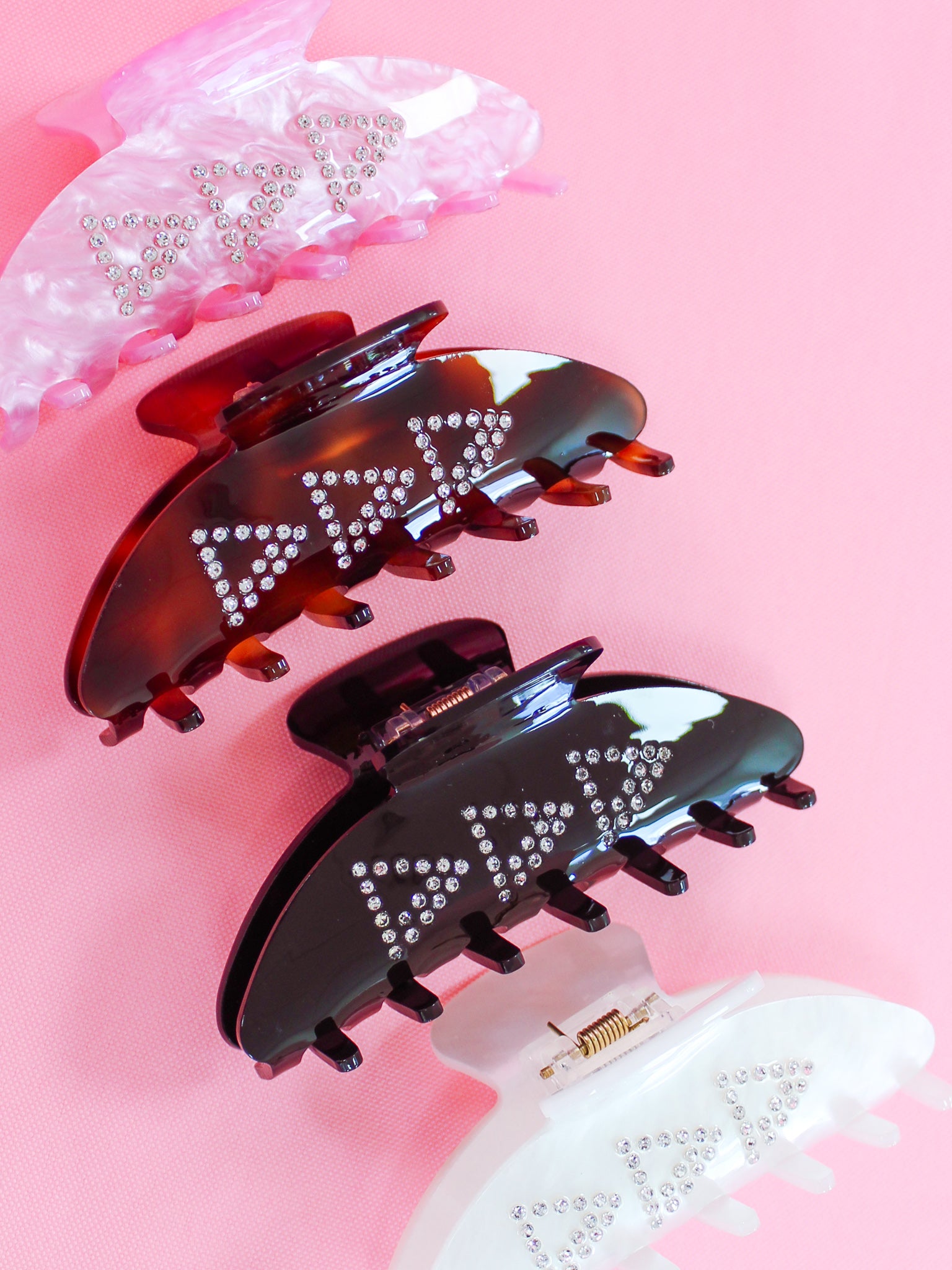 It Girl Rhinestone Sorority Hair Claw Clip