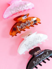 It Girl Rhinestone Sorority Hair Claw Clip