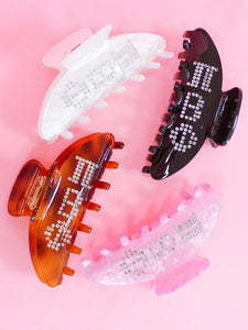 Pi Beta Phi It Girl Rhinestone Hair Claw Clip