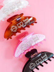 It Girl Rhinestone Sorority Hair Claw Clip