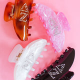 Delta Zeta It Girl Rhinestone Hair Claw Clip