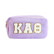 Chenille Sorority Cosmetic Bag