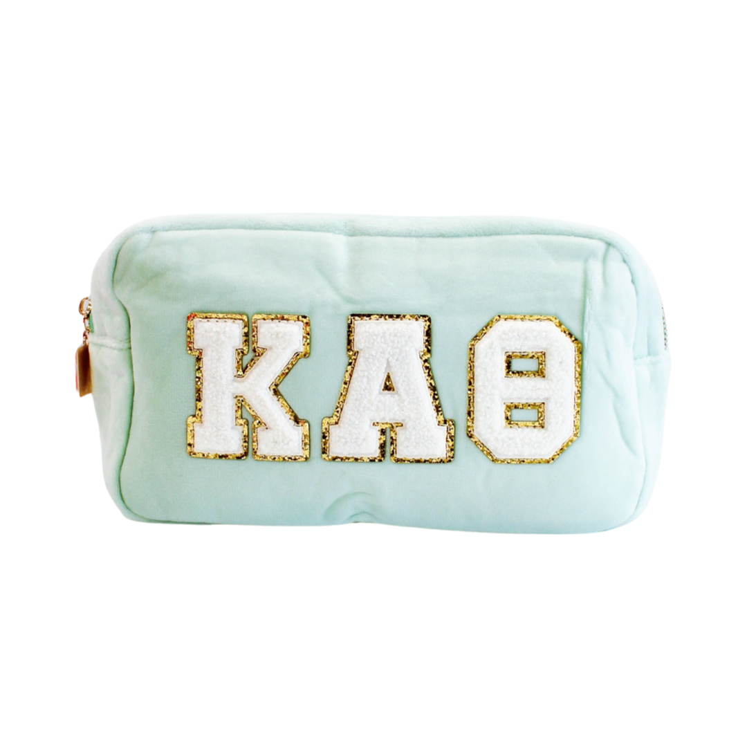 Chenille Sorority Cosmetic Bag