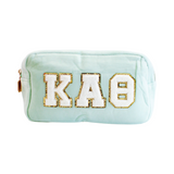 Chenille Sorority Cosmetic Bag