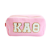 Chenille Sorority Cosmetic Bag