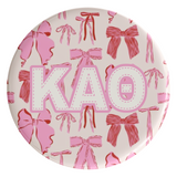 Kappa Alpha Theta Coquette Sorority Button