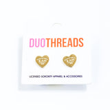 Sorority Heart Earrings