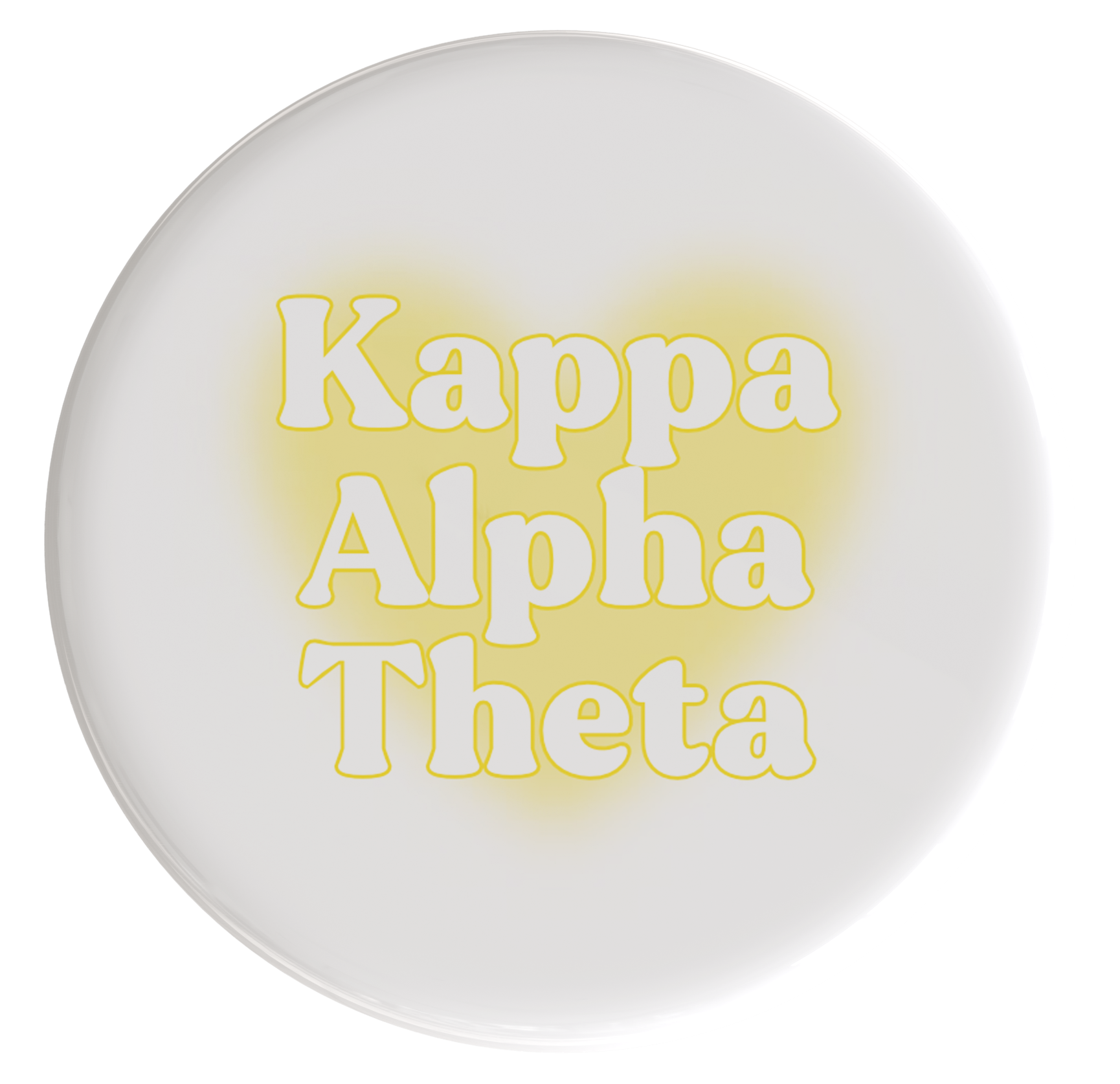 Kappa Alpha Theta Big Heart Sorority Button