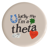 Kappa Alpha Theta Lucky Sorority Button