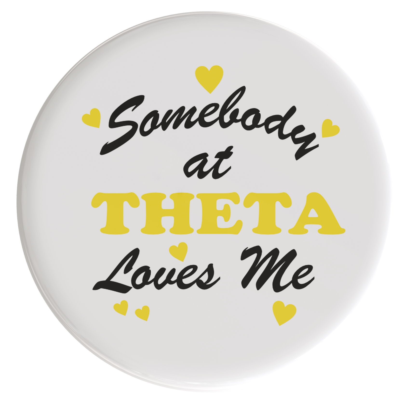 Kappa Alpha Theta Love Me Sorority Button