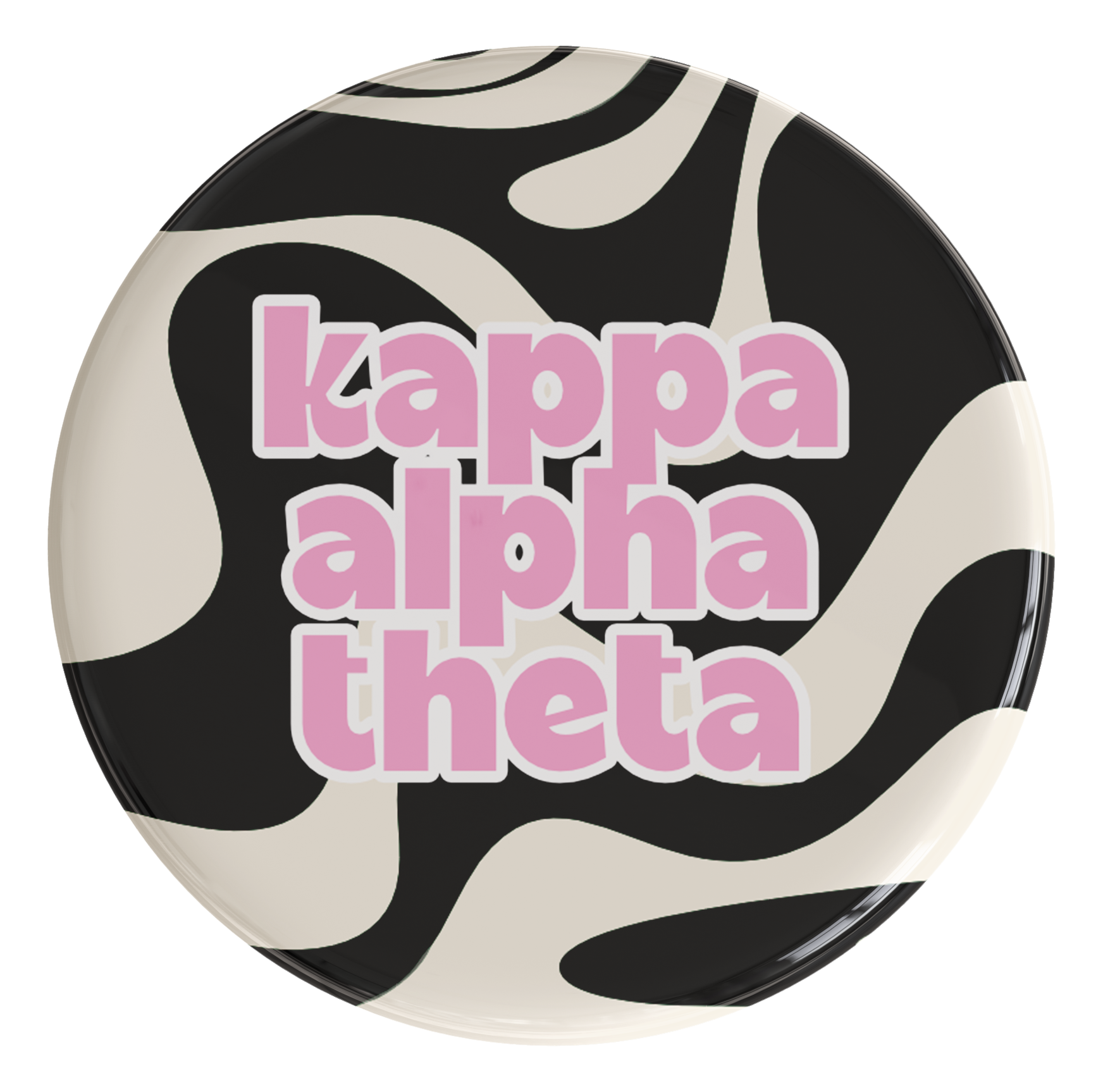 Kappa Alpha Theta Deja Vu Sorority Button