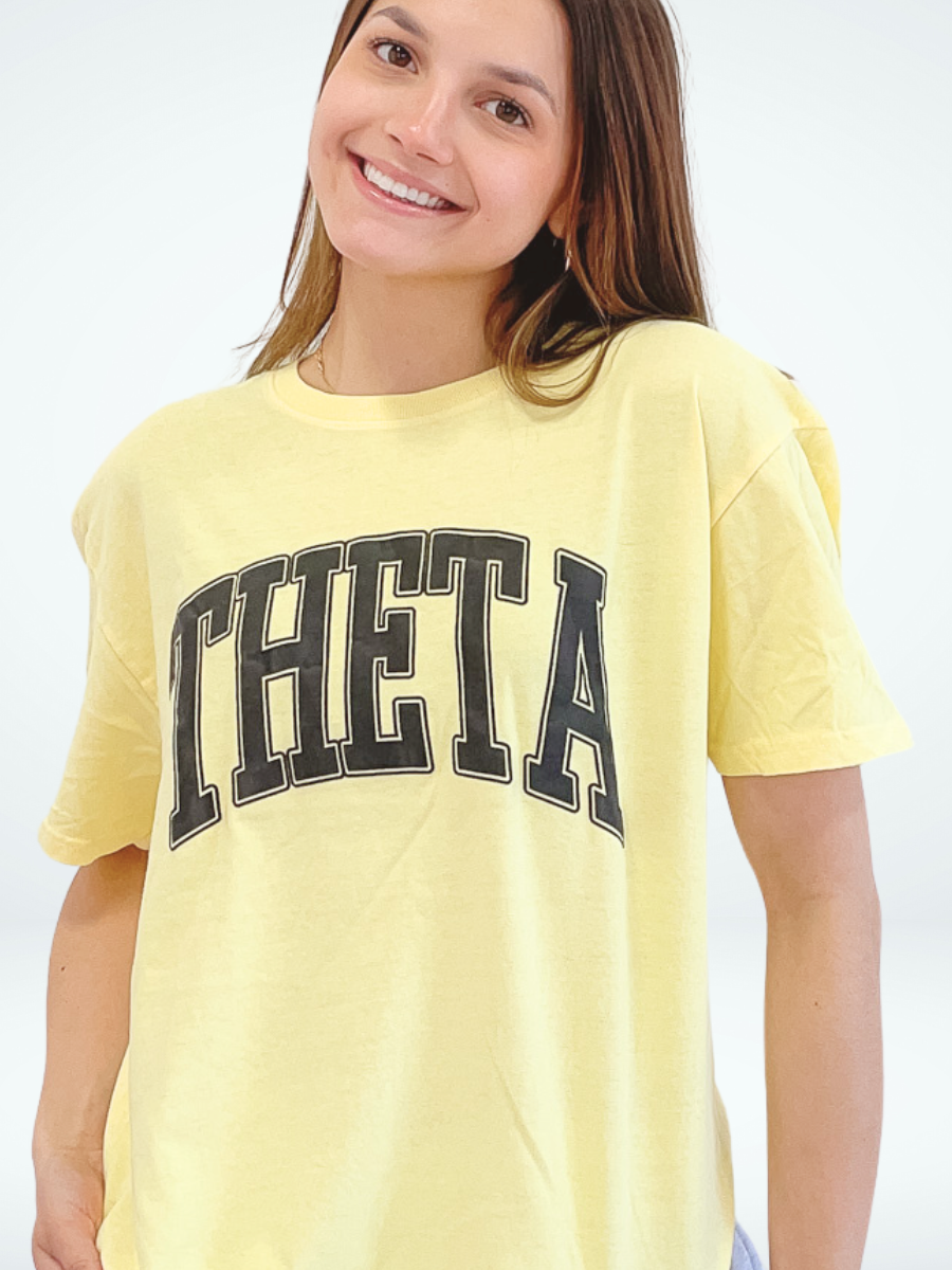 Kappa Alpha Theta Varsity Puff Sorority Tee