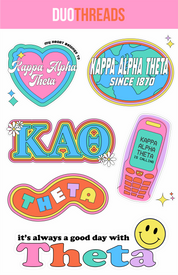Sorority Y2K Sticker Sheet