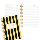 Kappa Alpha Theta Stripe Sorority Notebook