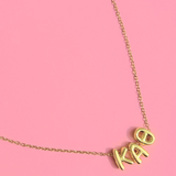 Kappa Alpha Theta Bubble Letter Necklace