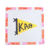 Sorority Pennant Needlepoint Canvas