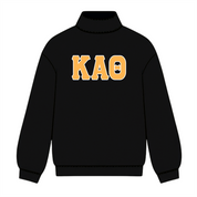 Classic Twill Sorority Embroidered Mock Neck