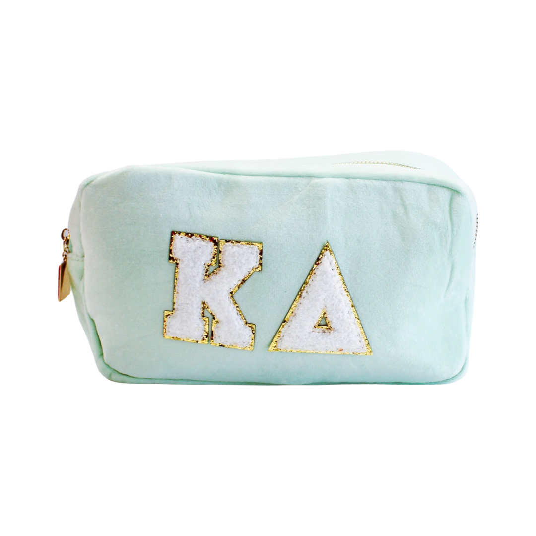Chenille Sorority Cosmetic Bag