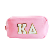 Chenille Sorority Cosmetic Bag