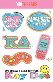 Sorority Y2K Sticker Sheet