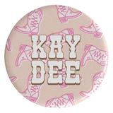 Kappa Delta Boot Scootin Sorority Button