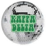 Kappa Delta Disco Sorority Button