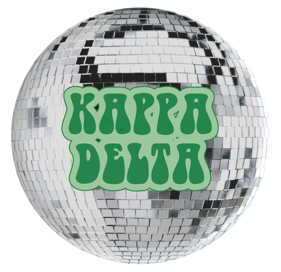 Kappa Delta Disco Sorority Button