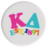 Kappa Delta Happy Days Sorority Button