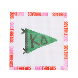Kappa Delta Sorority Pennant Needlepoint Canvas