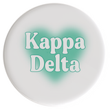 Kappa Delta Big Heart Sorority Button