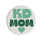 Mom Heart Sorority Button