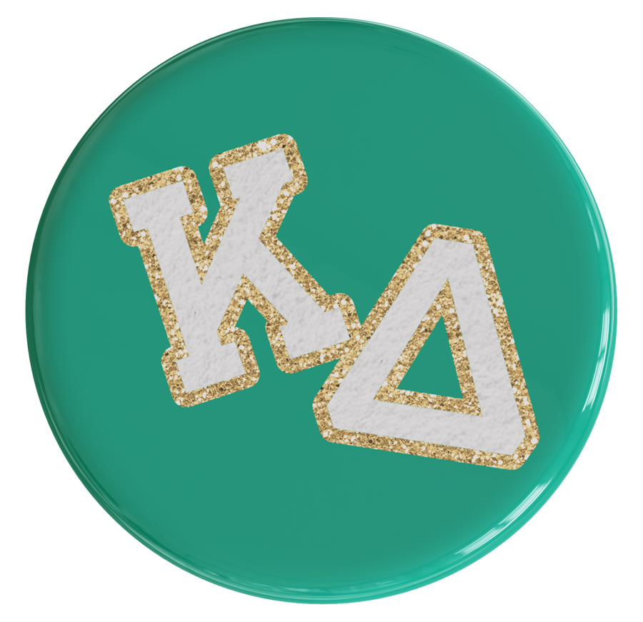 Kappa Delta Varsity Letter Sorority Button