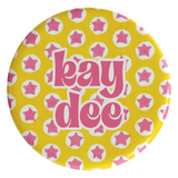 Kappa Delta Star Light Sorority Button