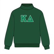 Classic Twill Sorority Embroidered Mock Neck