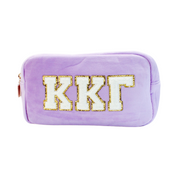 Chenille Sorority Cosmetic Bag