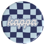 Kappa Kappa Gamma Checker Sorority Button