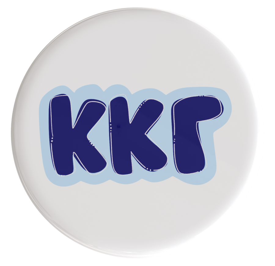 Kappa Kappa Gamma Bubbly Sorority Button