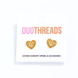 Kappa Kappa Gamma Heart Earrings