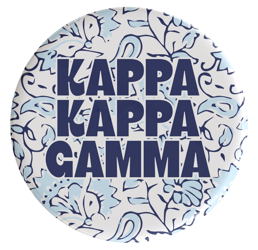 Kappa Kappa Gamma Through The Vines Sorority Button