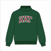 Kensington Sorority Embroidered Mock Neck - Forest