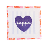Kappa Kappa Gamma Sorority Heart Needlepoint Canvas