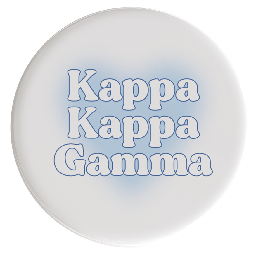 Kappa Kappa Gamma Big Heart Sorority Button