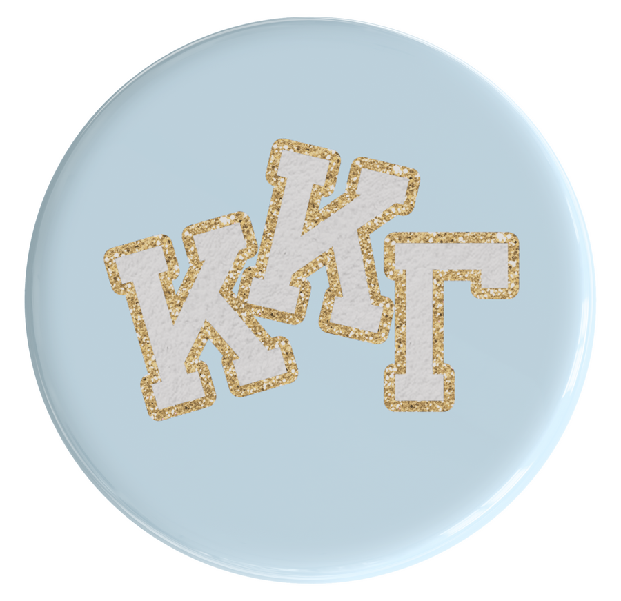 Kappa Kappa Gamma Varsity Letter Sorority Button