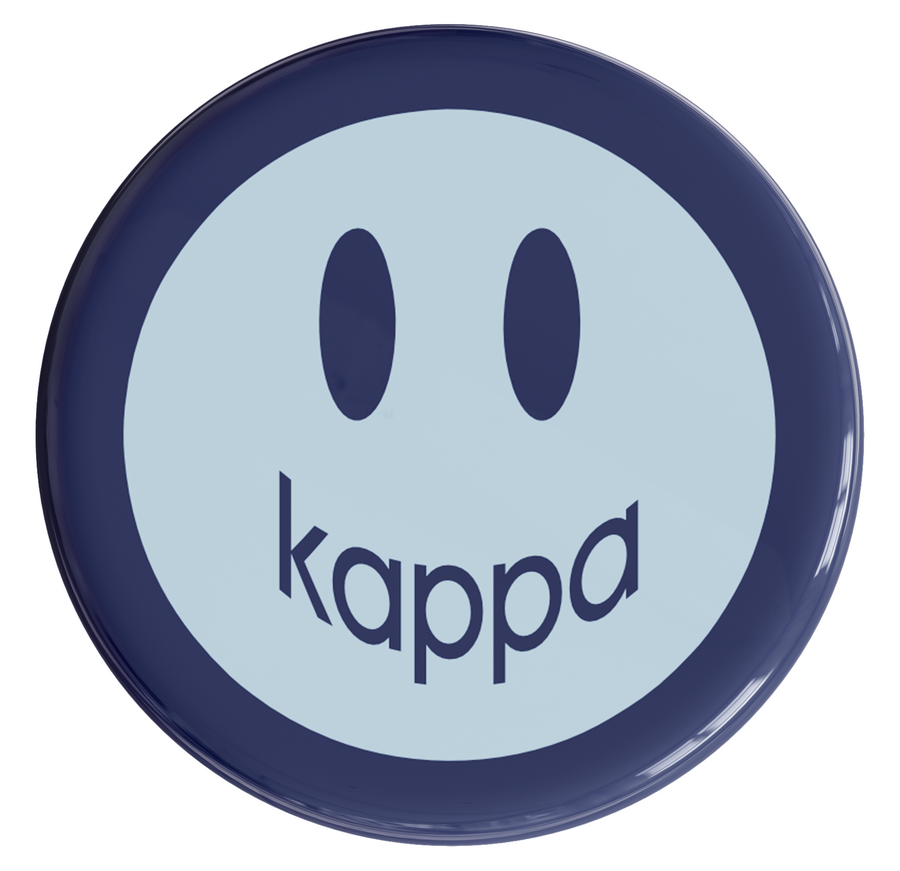 Kappa Kappa Gamma Smile Sorority Button
