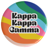 Kappa Kappa Gamma In The Groove Sorority Button