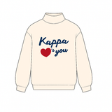 Kappa Kappa Gamma Love Club Sorority Mock Neck