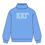 Classic Twill Sorority Embroidered Mock Neck