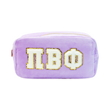 Chenille Sorority Cosmetic Bag