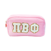 Chenille Sorority Cosmetic Bag
